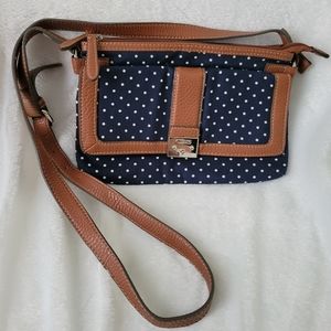 Chaps polka dot crossbody